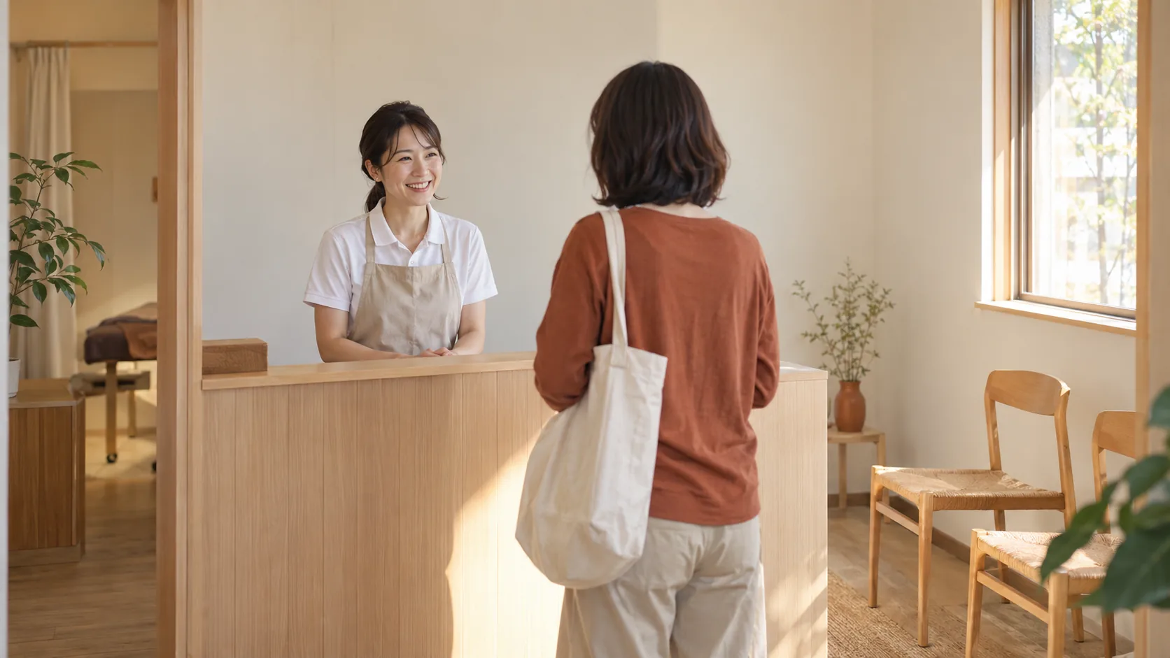 まちの整骨院の広告表示イメージ